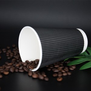 Ripple Wall Paper Cup đôi ly cà phê giấy dán tường bán buôn